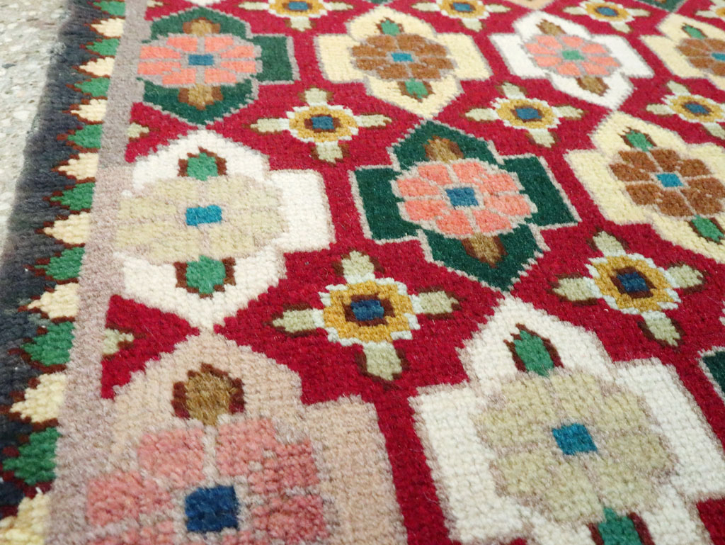 Vintage Persian Tabriz Rug (Pair: 2 of 2), No.22478 - Staging