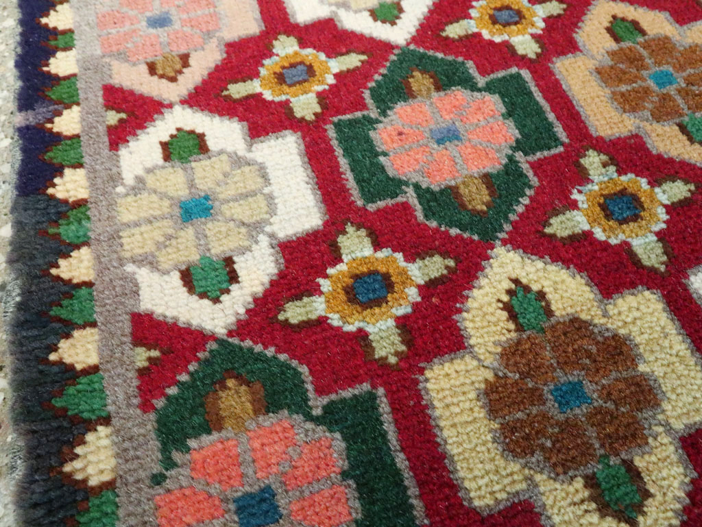 Vintage Persian Tabriz Rug (Pair: 2 of 2), No.22478 - Staging