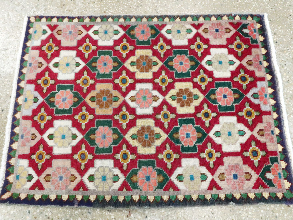 Vintage Persian Tabriz Rug (Pair: 2 of 2), No.22478 - Staging