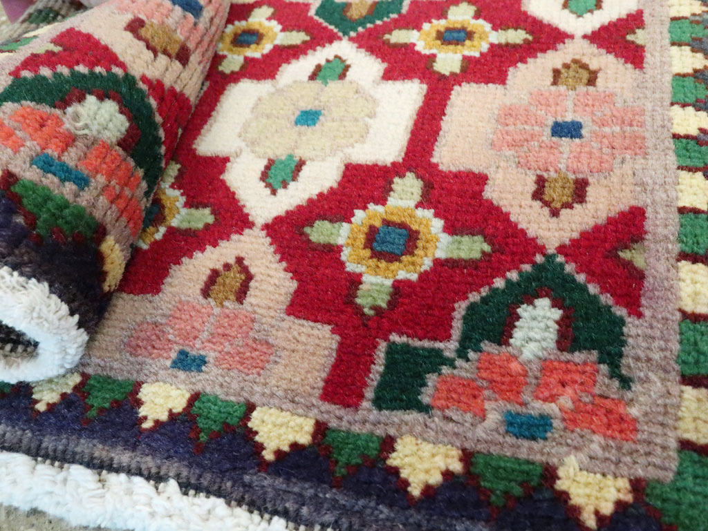 Vintage Persian Tabriz Rug (Pair: 2 of 2), No.22478 - Staging