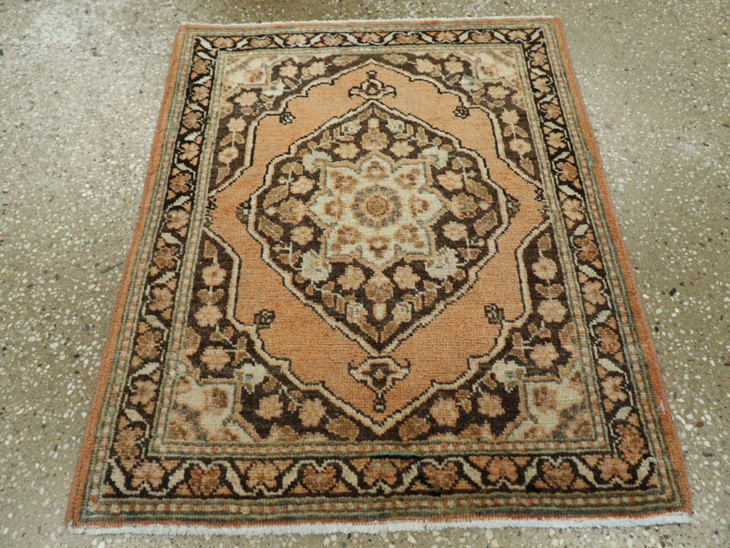 Antique Persian Tabriz Rug, No.22479 - Staging