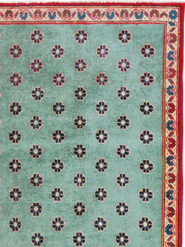 Vintage Kashan Modernist Rug, No.22480 - Staging