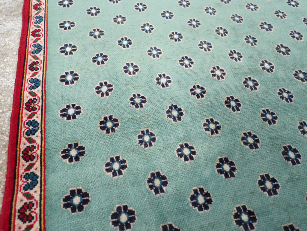 Vintage Kashan Modernist Rug, No.22480 - Staging