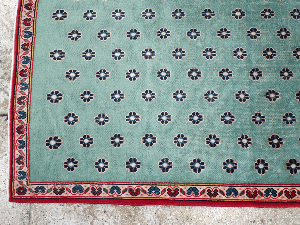 Vintage Kashan Modernist Rug, No.22480 - Staging
