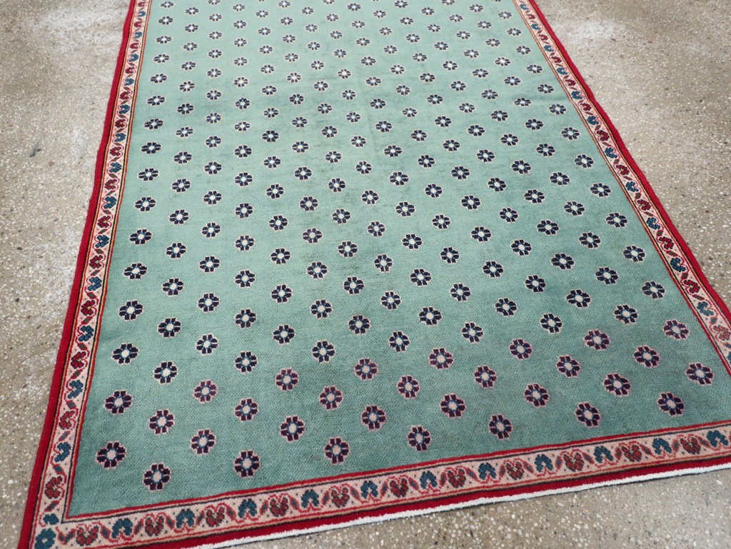 Vintage Kashan Modernist Rug, No.22480 - Staging