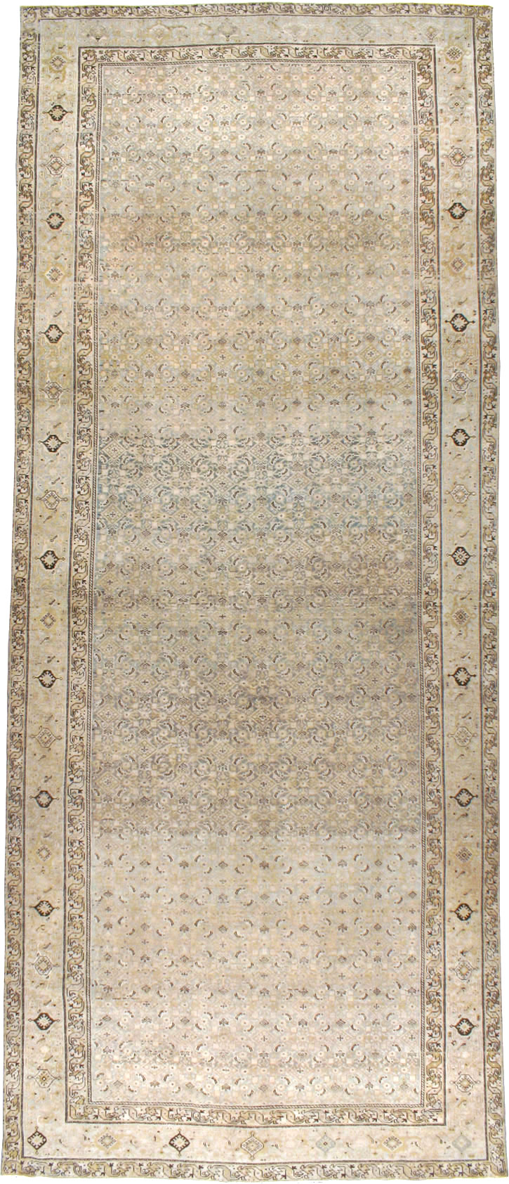 Vintage Persian Malayer Carpet, No.22494 - Staging
