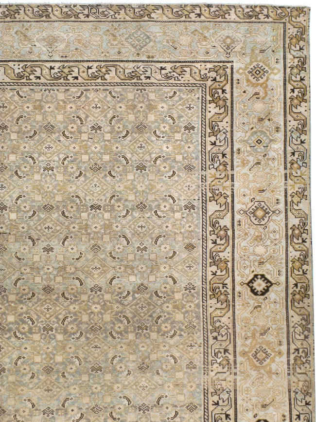 Vintage Persian Malayer Carpet, No.22494 - Staging