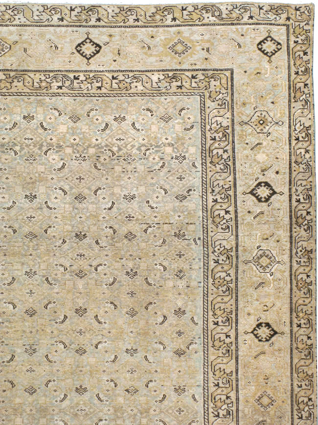 Vintage Persian Malayer Carpet, No.22494 - Staging