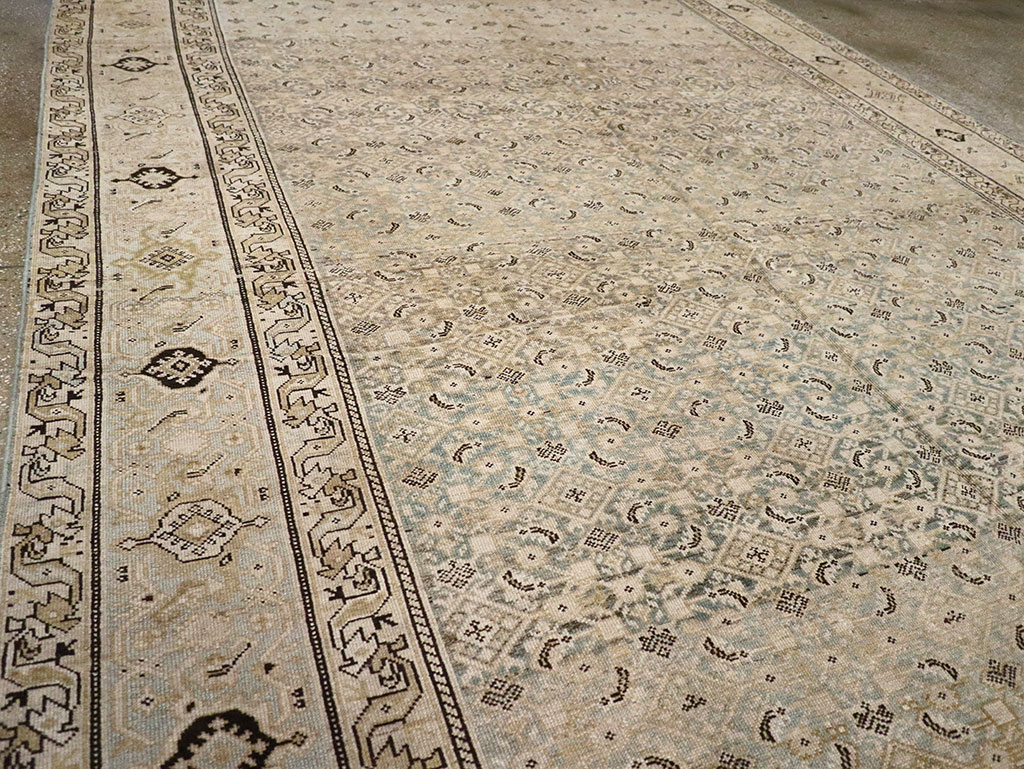 Vintage Persian Malayer Carpet, No.22494 - Staging