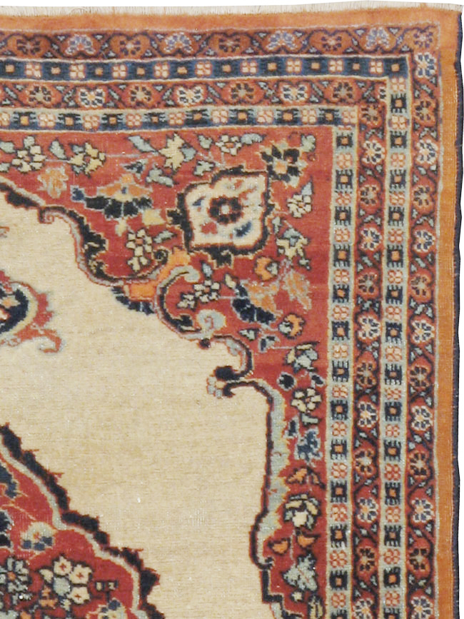 Antique Persian Tabriz Hagi Jalili Rug, No.22495 - Staging