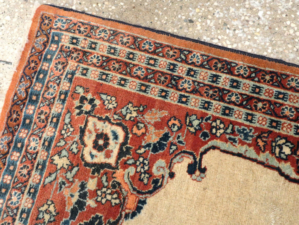 Antique Persian Tabriz Hagi Jalili Rug, No.22495 - Staging