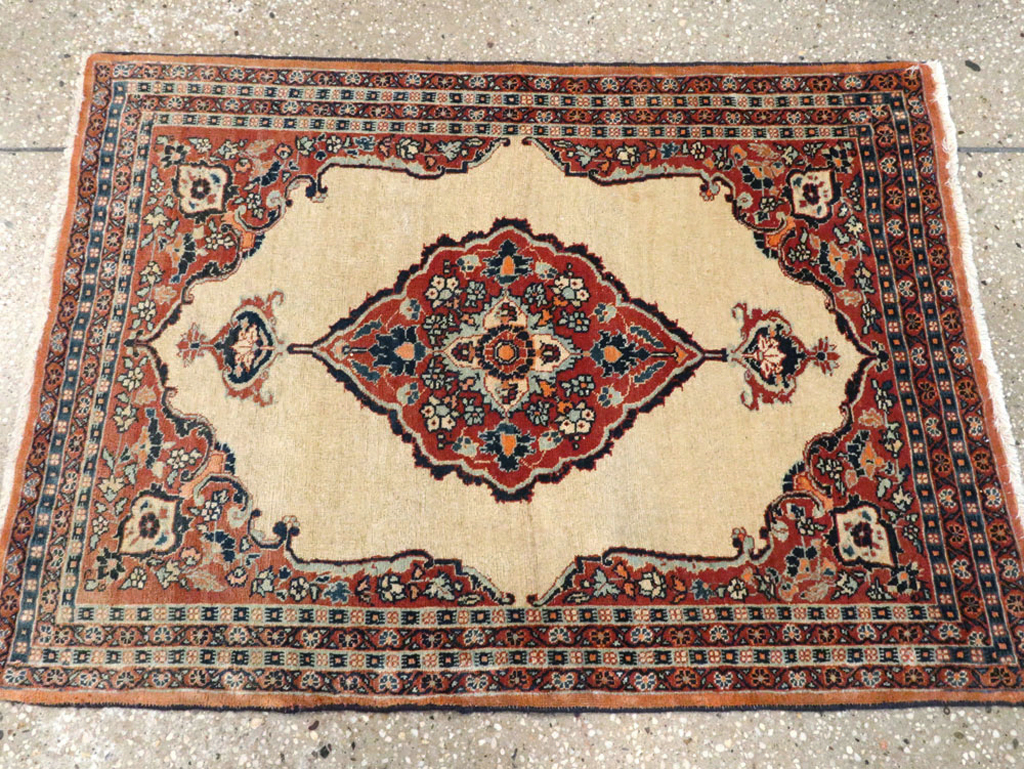 Antique Persian Tabriz Hagi Jalili Rug, No.22495 - Staging