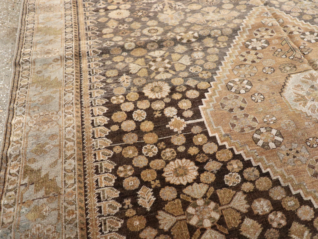Antique Persian Shiraz Rug, No.22496 - Staging