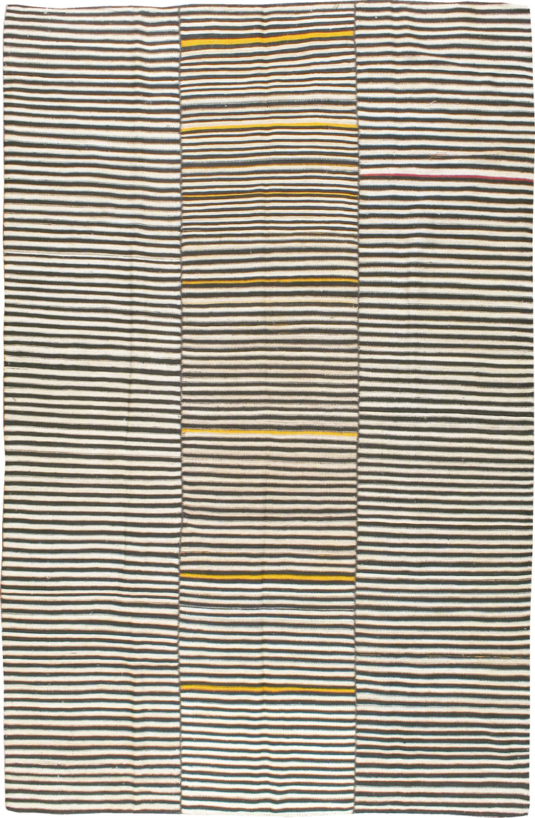 Vintage Persian Flatweave Kilim, No.22509 - Staging