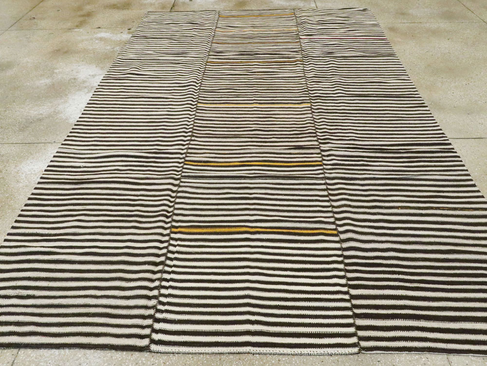 Vintage Persian Flatweave Kilim, No.22509 - Staging