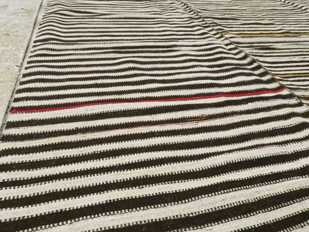 Vintage Persian Flatweave Kilim, No.22509 - Staging