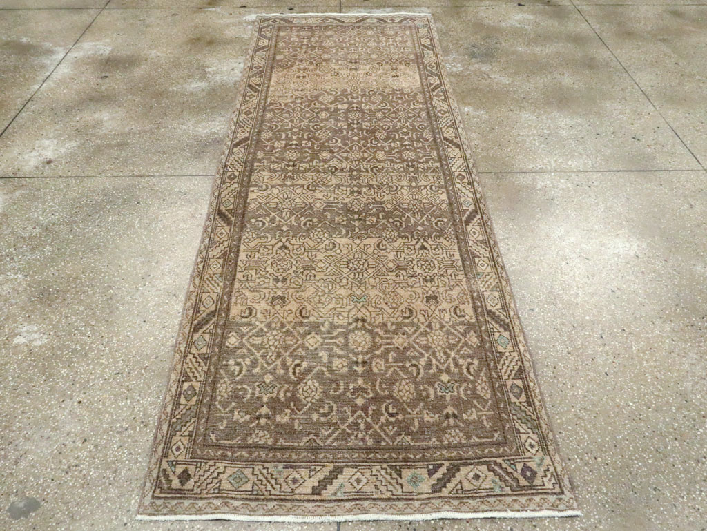 Vintage Persian Malayer Rug, No.22520 - Staging