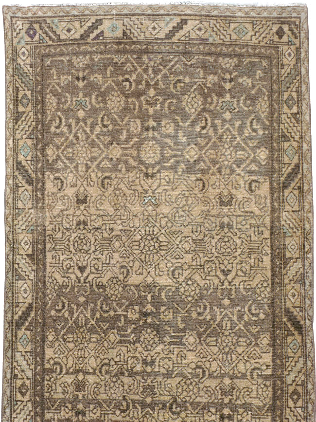 Vintage Persian Malayer Rug, No.22520 - Staging