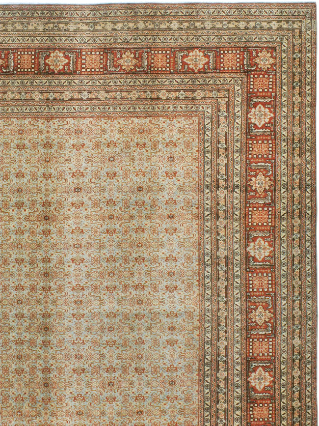 Antique Persian Tabriz Carpet, No.22529 - Staging