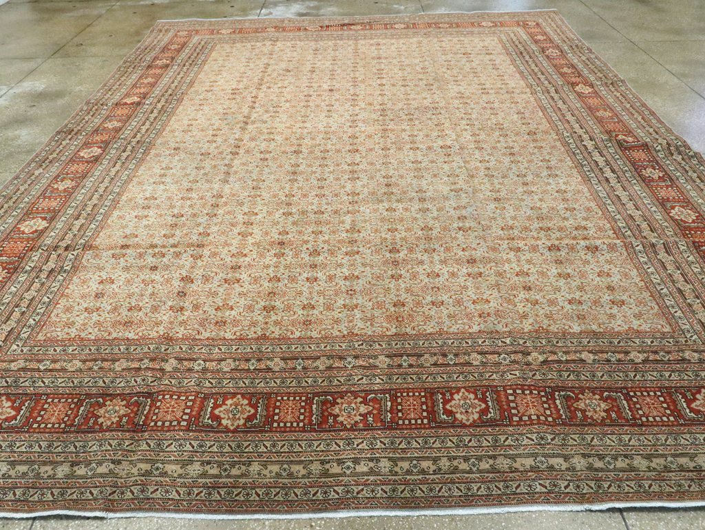 Antique Persian Tabriz Carpet, No.22529 - Staging
