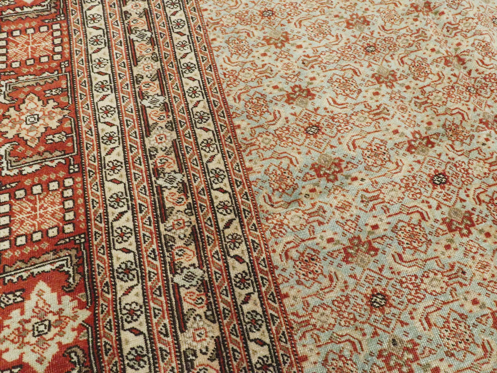 Antique Persian Tabriz Carpet, No.22529 - Staging