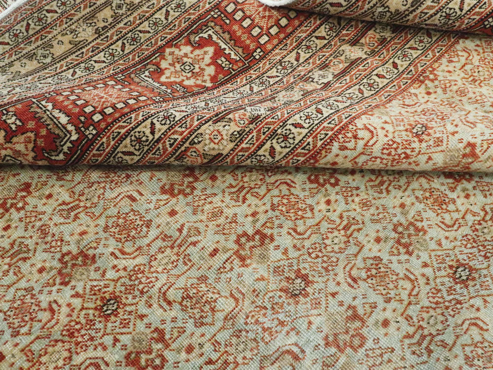 Antique Persian Tabriz Carpet, No.22529 - Staging