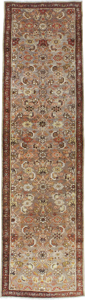 Vintage Persian Malayer Runner, No.22532 - Staging