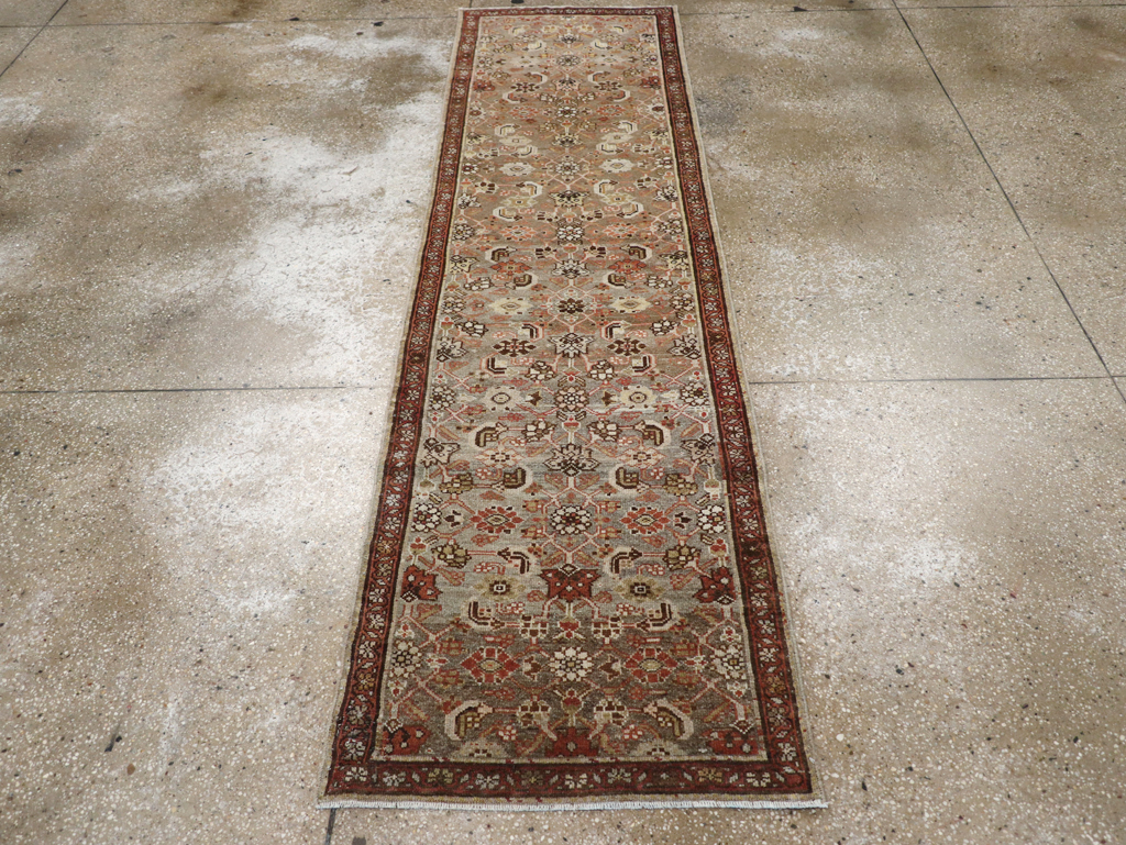 Vintage Persian Malayer Runner, No.22532 - Staging