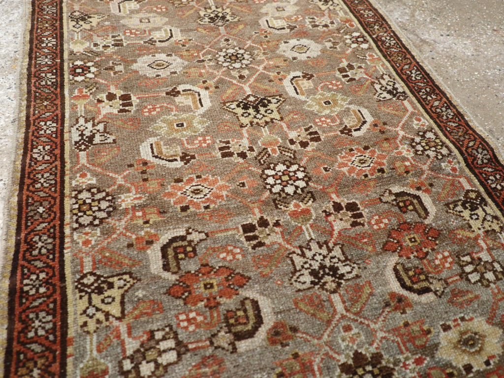 Vintage Persian Malayer Runner, No.22532 - Staging