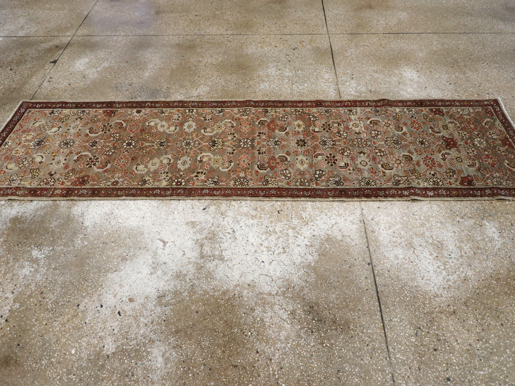 Vintage Persian Malayer Runner, No.22532 - Staging