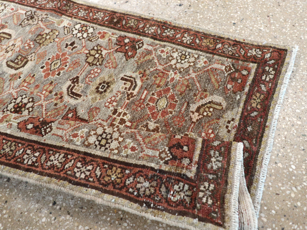 Vintage Persian Malayer Runner, No.22532 - Staging
