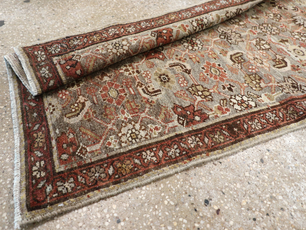 Vintage Persian Malayer Runner, No.22532 - Staging