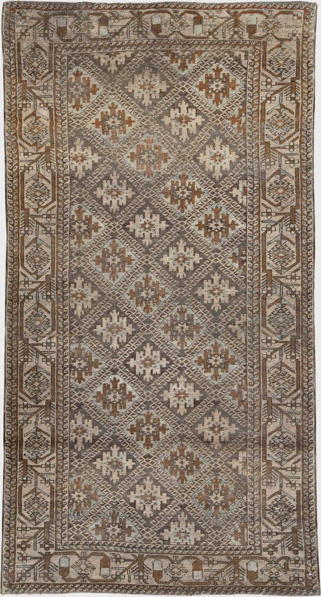 Vintage Persian Baluch Rug, No.22536 - Staging