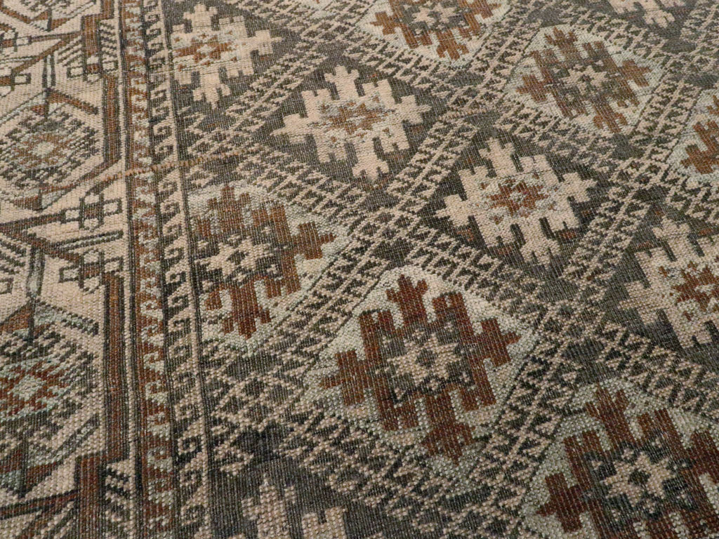 Vintage Persian Baluch Rug, No.22536 - Staging