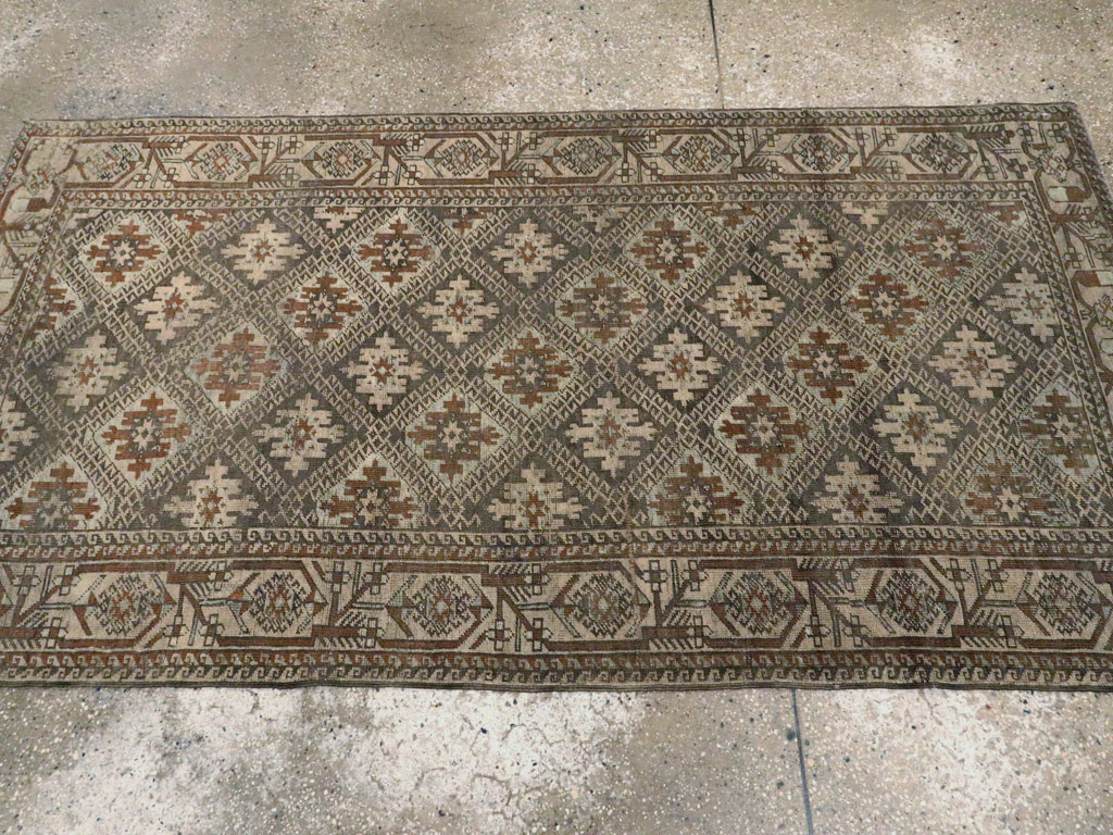 Vintage Persian Baluch Rug, No.22536 - Staging