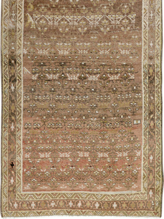 Antique Persian Malayer Runner Rug, No.22541 - Staging