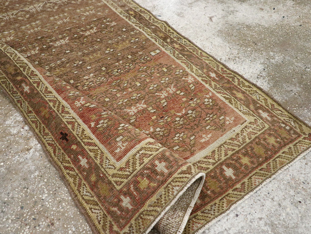 Antique Persian Malayer Runner Rug, No.22541 - Staging