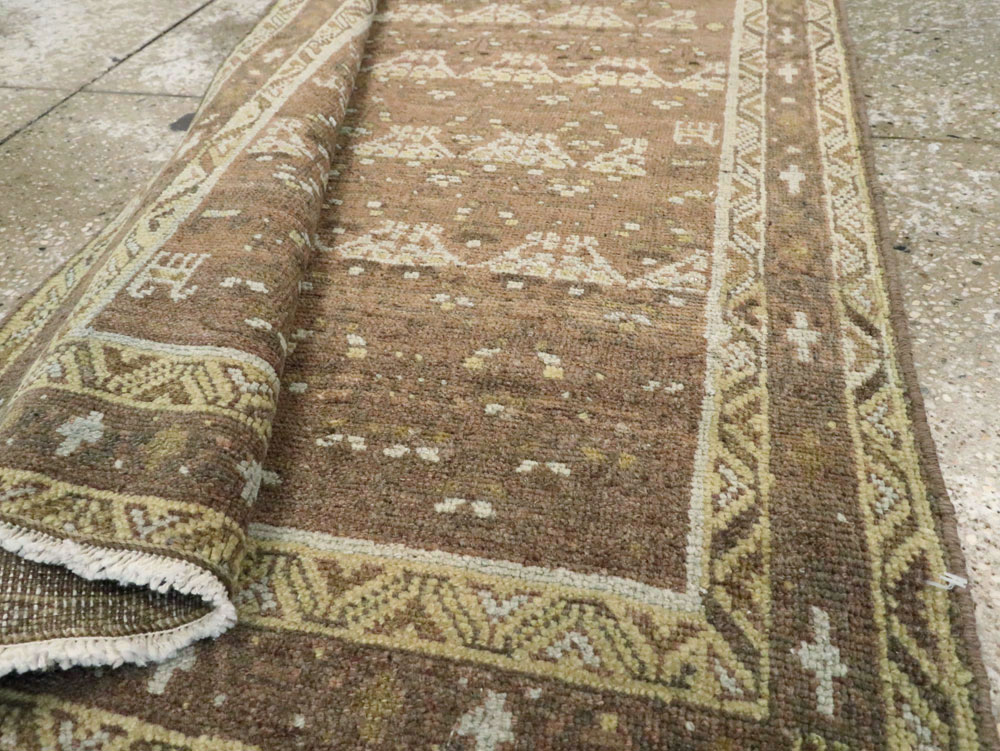 Antique Persian Malayer Runner Rug, No.22541 - Staging