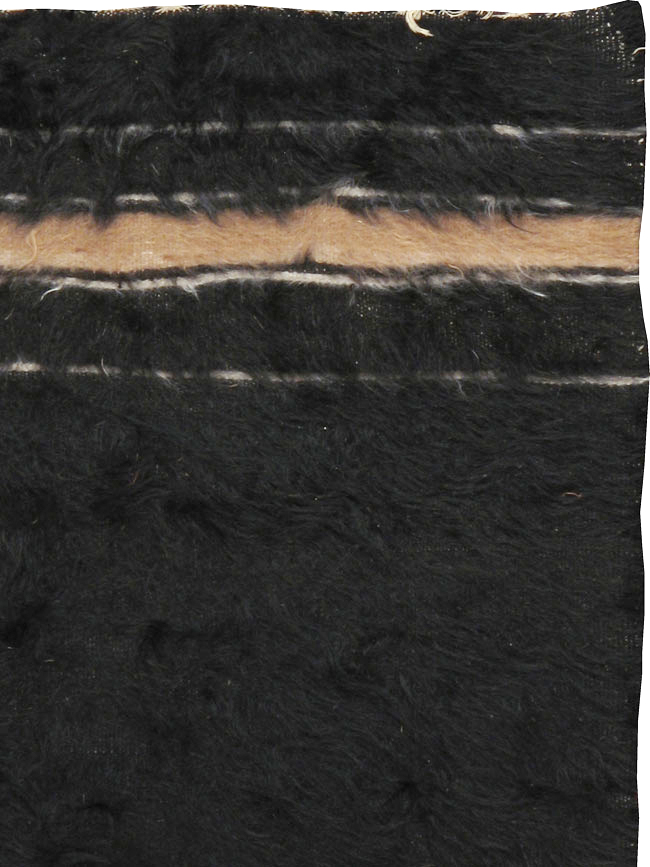 Vintage Turkish Mohair Throw Rug, No.22544 - Staging