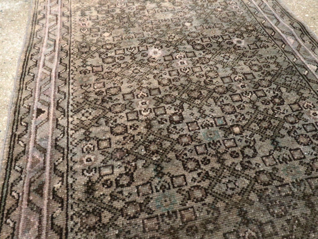 Vintage Persian Malayer Long Runner, No.22548 - Staging