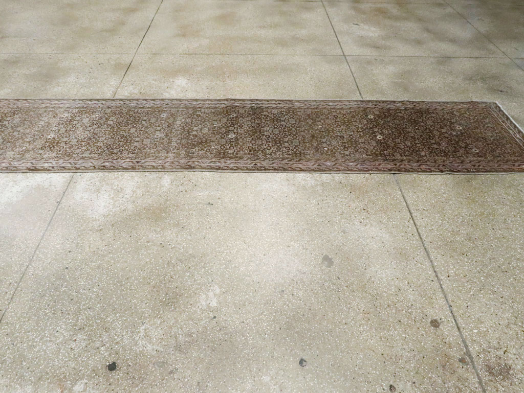 Vintage Persian Malayer Long Runner, No.22548 - Staging