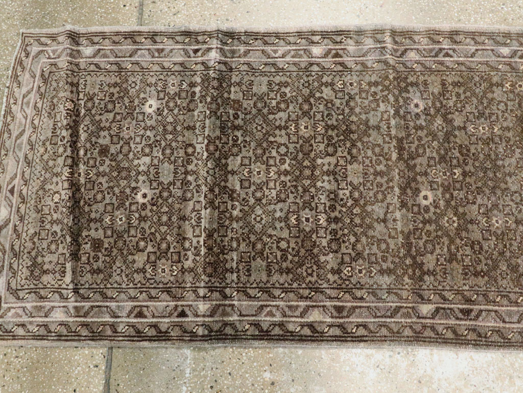 Vintage Persian Malayer Long Runner, No.22548 - Staging