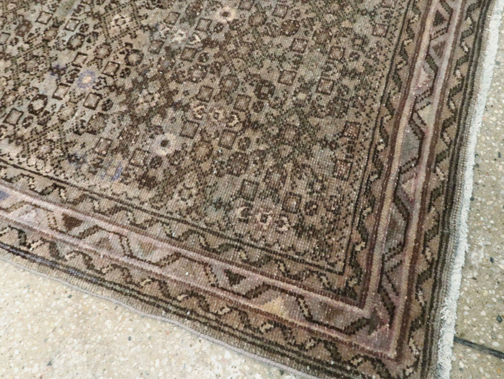 Vintage Persian Malayer Long Runner, No.22548 - Staging