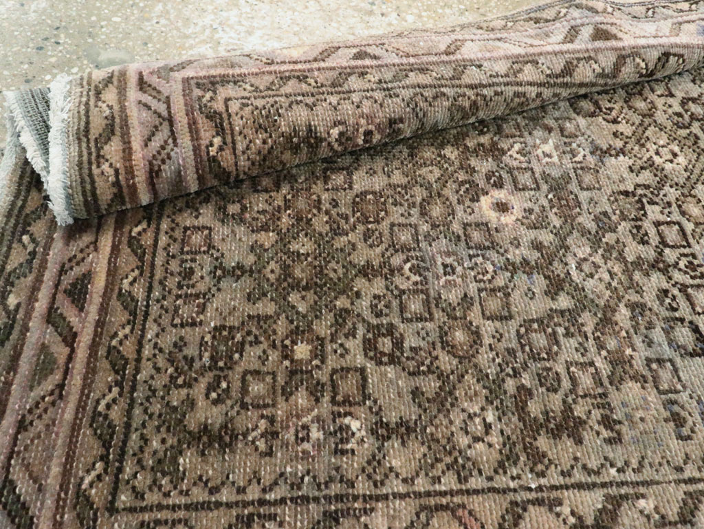 Vintage Persian Malayer Long Runner, No.22548 - Staging