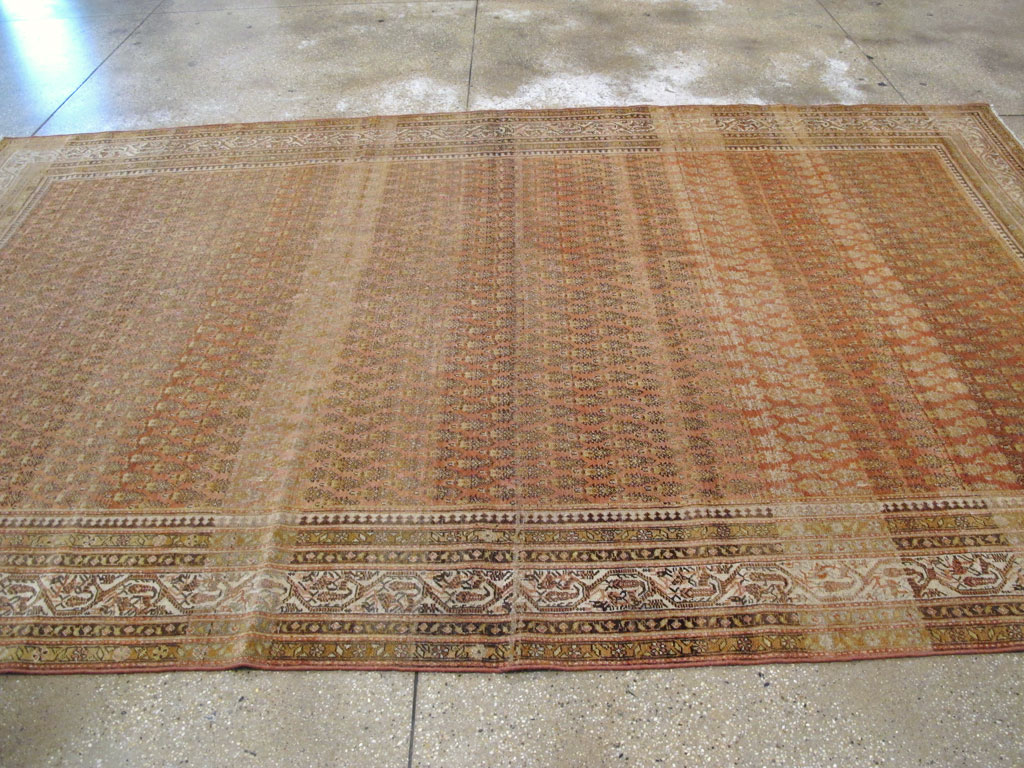 Antique Persian Malayer Room Size Carpet, No.22552 - Staging
