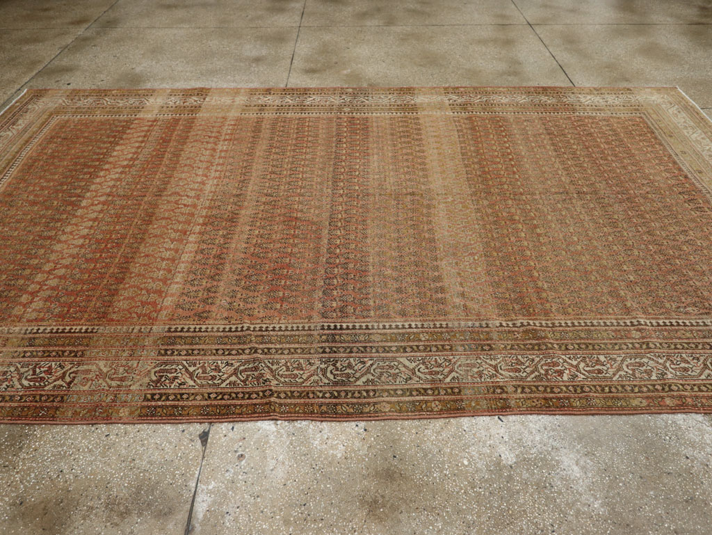Antique Persian Malayer Room Size Carpet, No.22552 - Staging