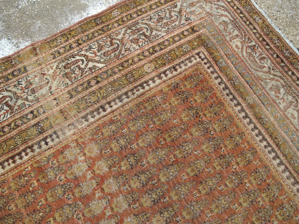 Antique Persian Malayer Room Size Carpet, No.22552 - Staging