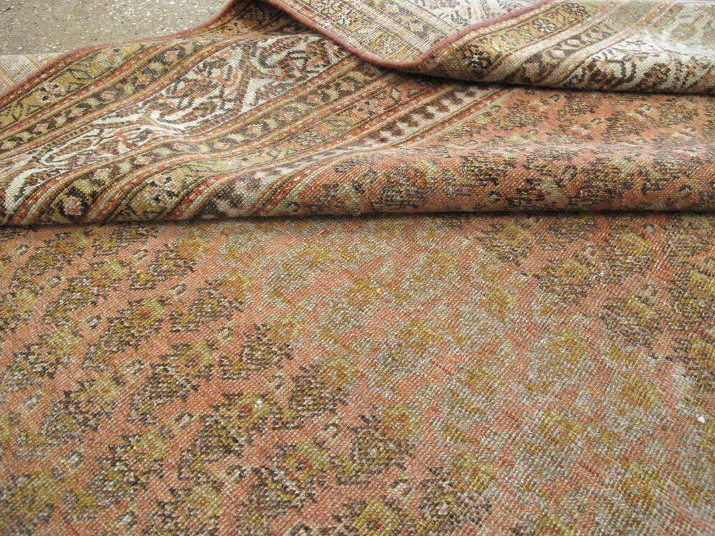 Antique Persian Malayer Room Size Carpet, No.22552 - Staging