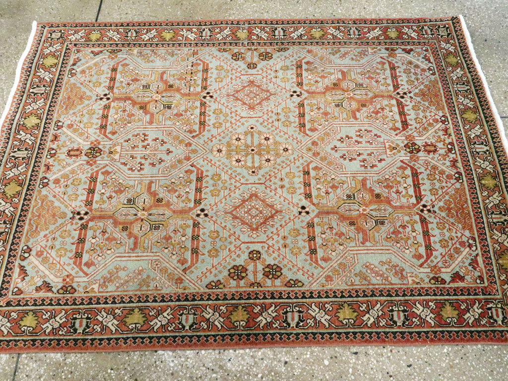 Vintage Persian Joshegan Rug, No.22554 - Staging
