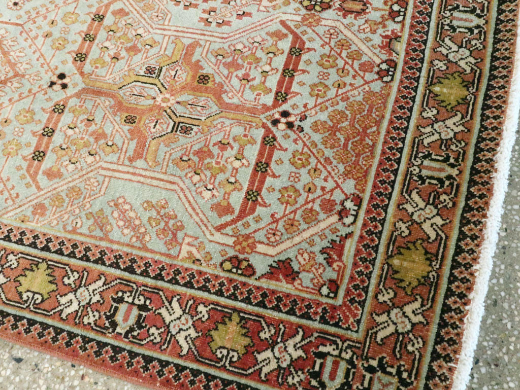 Vintage Persian Joshegan Rug, No.22554 - Staging